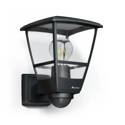 STEINEL L 10 S Udendørs væglampe med sensor sort
