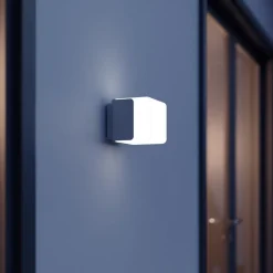 STEINEL L 835 SC Udendørs væglampe med sensor sølv