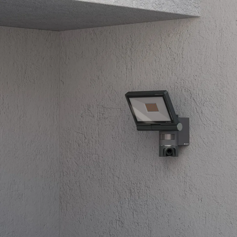 STEINEL LED-kameraspotter XLED CAM2 SC, antracit, IP44