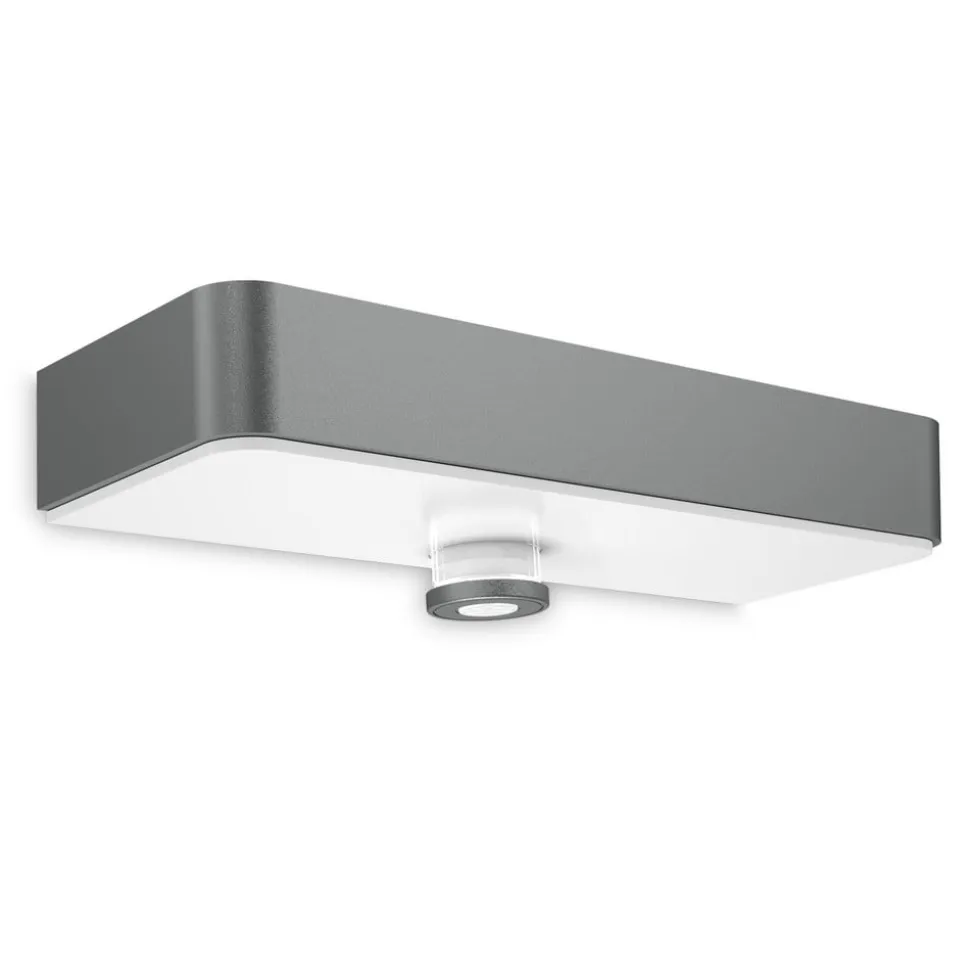 STEINEL LED-væglampe XSolar SOL-O S, antracit, sensor