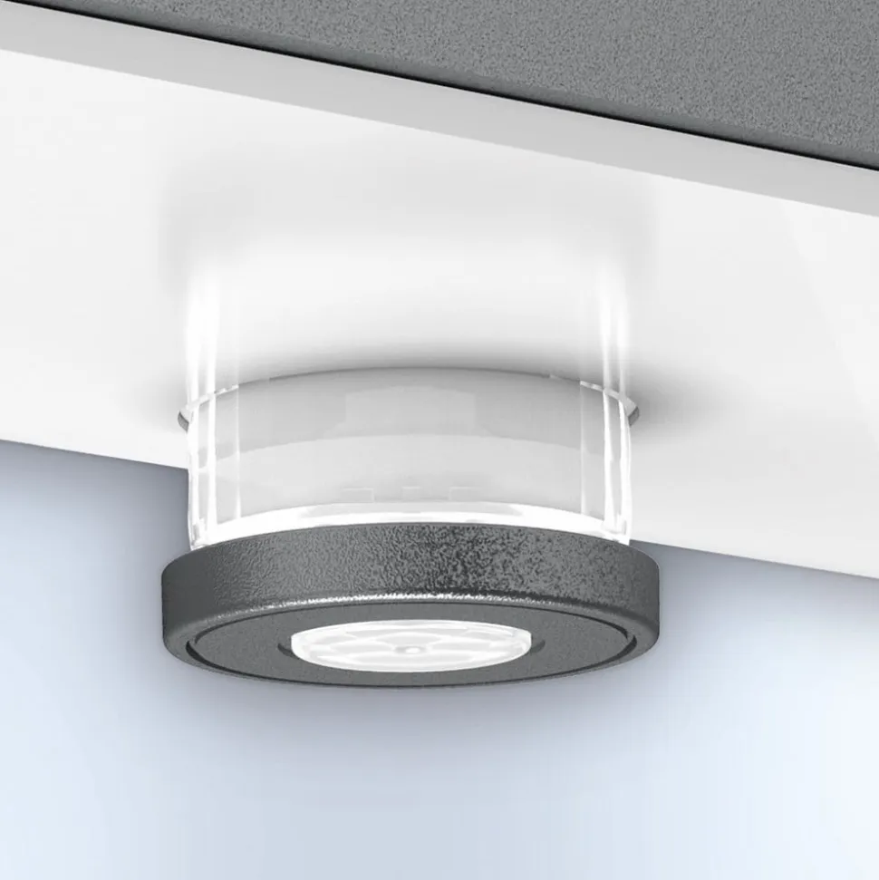 STEINEL LED-væglampe XSolar SOL-O S, antracit, sensor