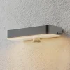 STEINEL LED-væglampe XSolar SOL-O S, sølv, sensor