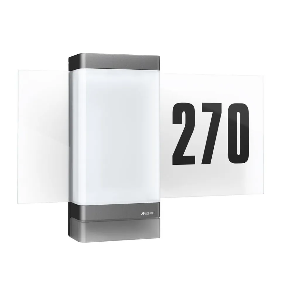 STEINEL smart husnummerlampe L 270 Digi SC, antracit