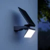 STEINEL XSolar L-S solcelledrevet LED-udendørs væglampe, sølvfarvet