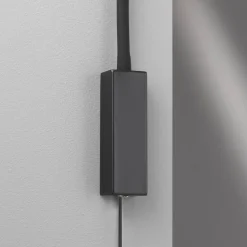 Sten LED-væglampe med bevægelsesstyring, sort