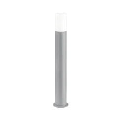 Stibelysning 1326 med opalt glas lysegrå Højde 95 cm