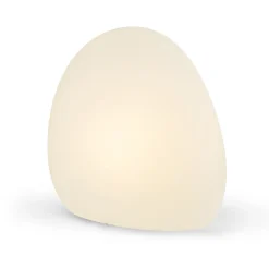 Stone L udendørslampe, 80 x 65 cm, hvid, plast, IP44
