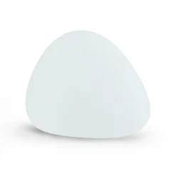 Stone S udendørslampe, 45 x 30 cm, hvid, plast, IP44