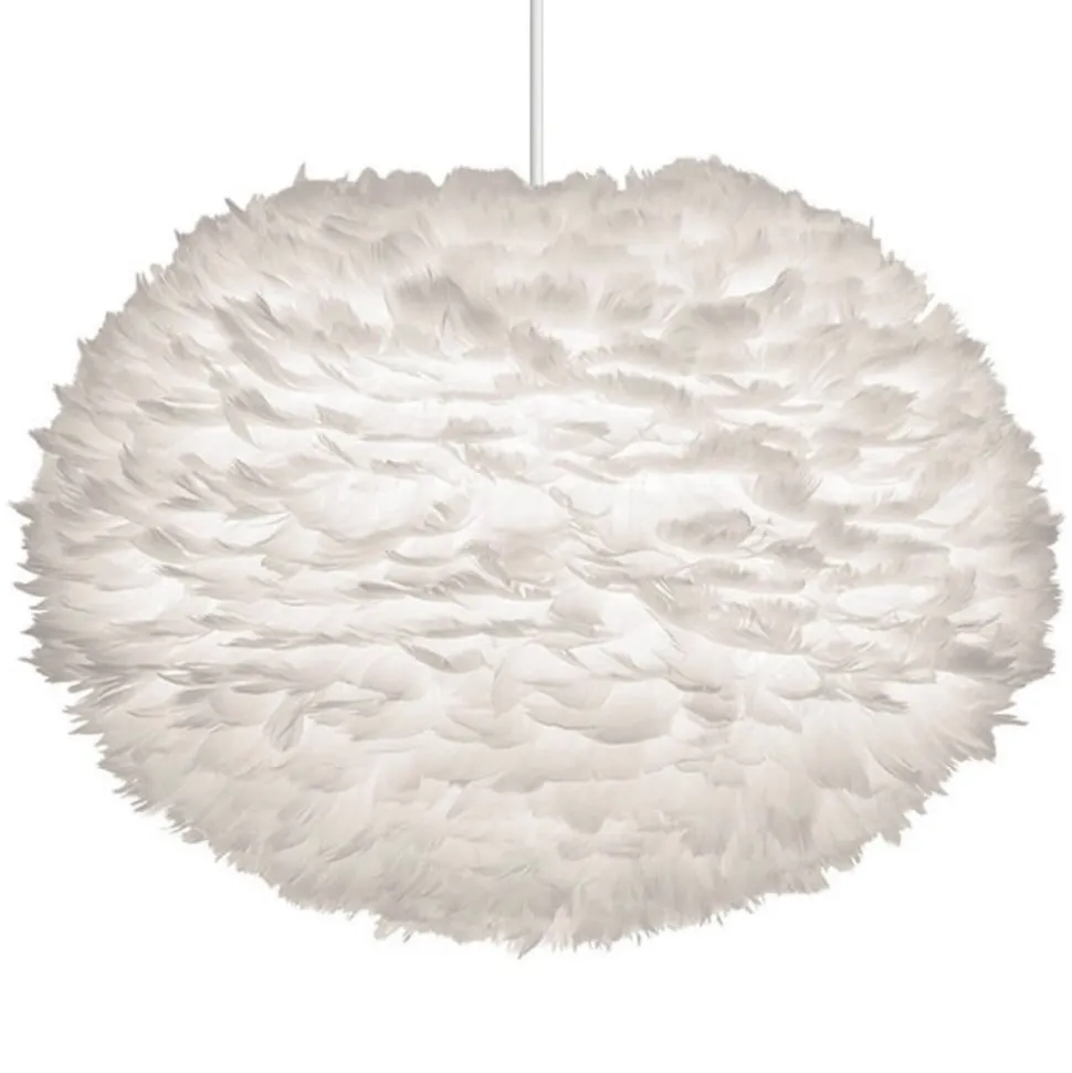 Stor designer pendellampe Eos i hvid