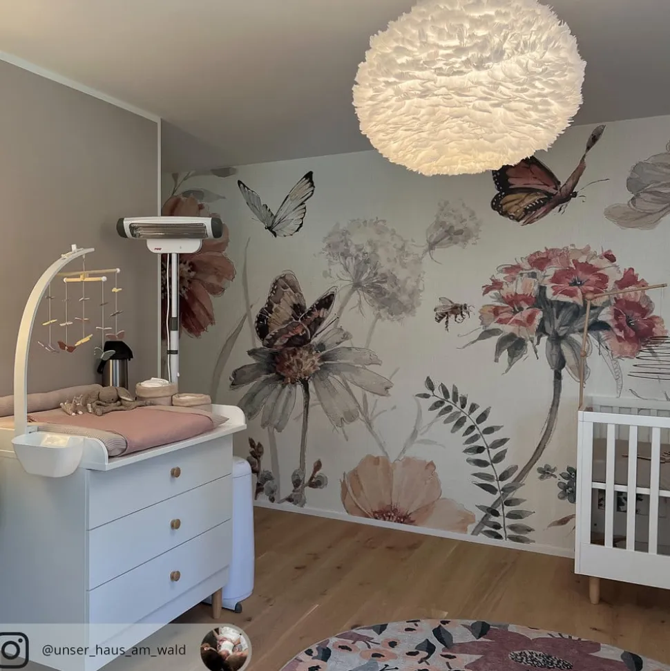 Stor designer pendellampe Eos i hvid