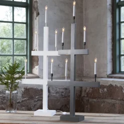Storm vinduesstage, 5 lyskilder, 118 cm, mørkegrå