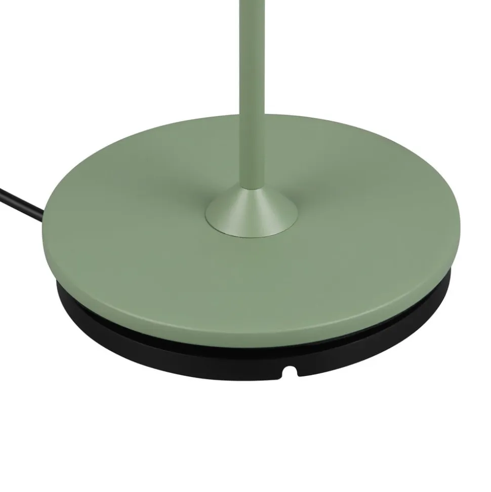 Suarez LED-bordlampe, grøn, højde 39 cm, metal