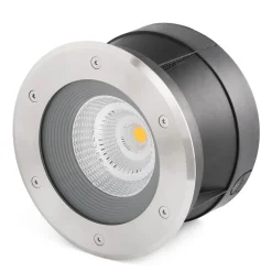 Suria-24 - rund LED nedgravningslampe, 24°