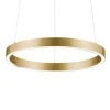 Svea-40 LED-hængelampe top/bund gestussensor, guld
