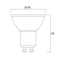 Sylvania LED-reflektor GU10 2,2W 3.000 K 3stepdim