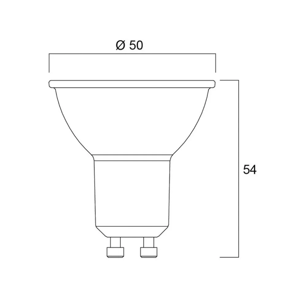 Sylvania LED-reflektorpære GU10 5W 3.000K 36° 475 lm glas