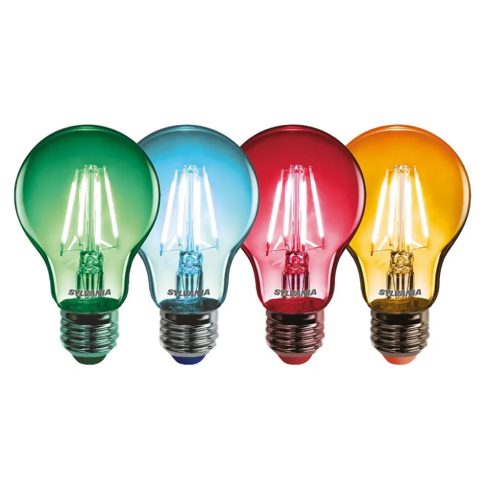 Sylvania ToLEDo Retro LED-pære E27 4,1W 4er Mix