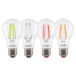 Sylvania ToLEDo Retro LED-pære E27 4,1W 4er Mix