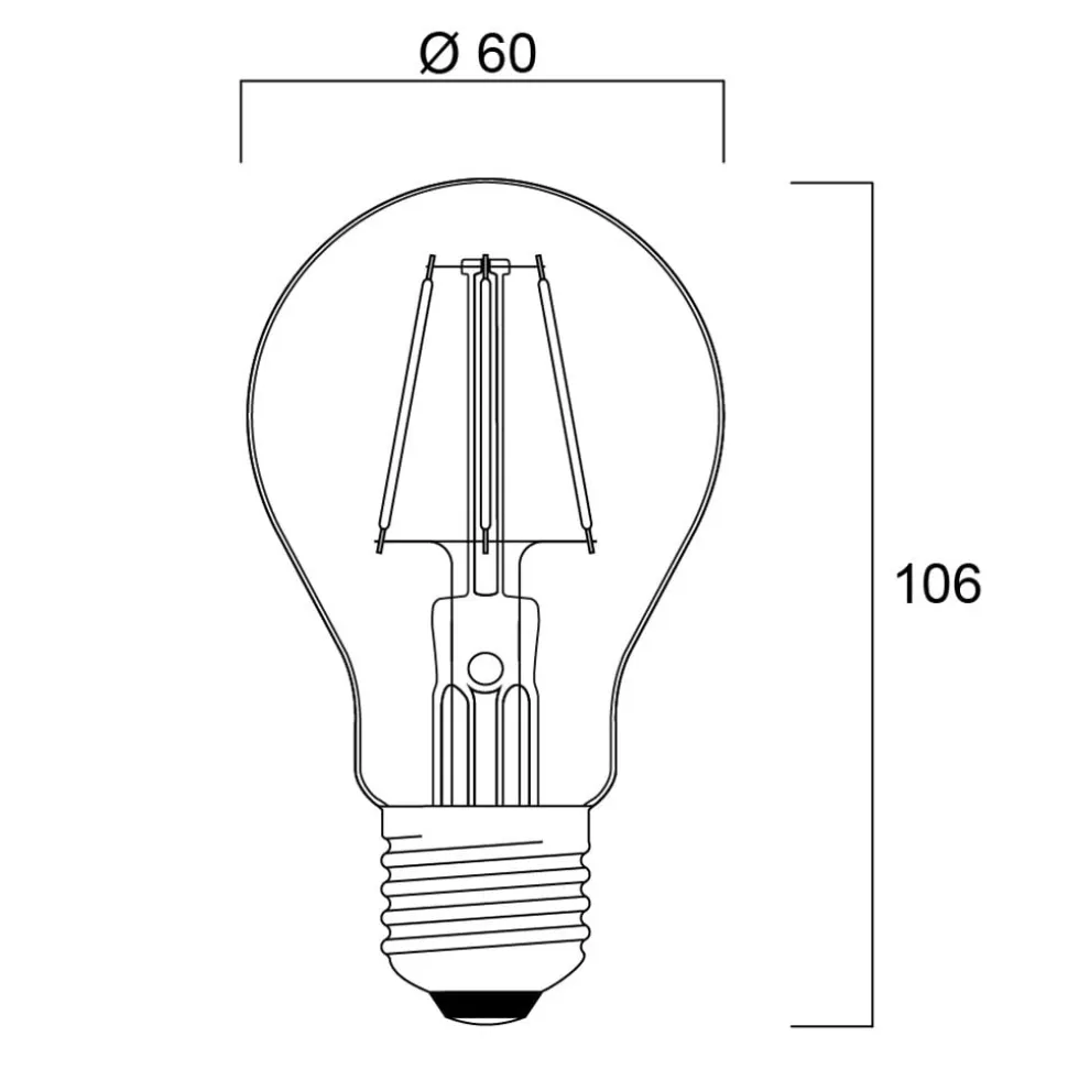 Sylvania ToLEDo Retro LED-pære E27 4,1W 4er Mix