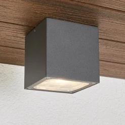 Tanea - LED loftlampe i terningform, IP54