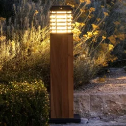 Tekura LED-gadelampe med solcelle, Duratek grå/grå