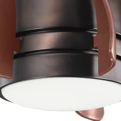 Terna LED-loftventilator, olieret/børstet bronze