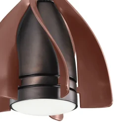 Terna LED-loftventilator, olieret/børstet bronze