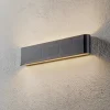 Thames II udendørs LED-væglampe, antracit