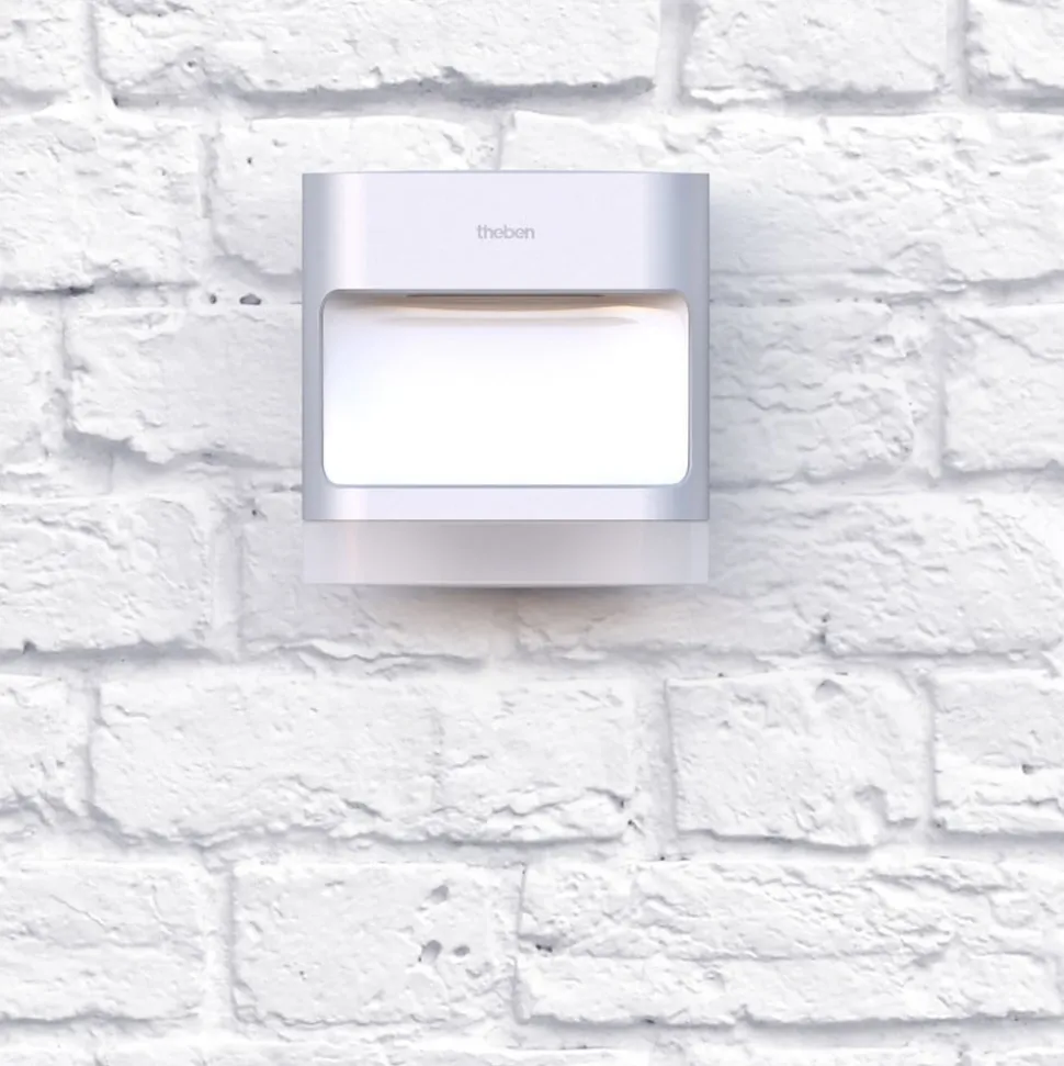 Theben theLeda D S AL udendørs væglampe PIR-sensor