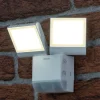 Theben udendørs LED-væglampe theLeda S17-100, hvid, sensor