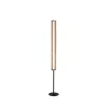 Thread LED-gulvlampe, guldfarvet, dæmpbar i 3 trin, stål