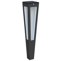 Tinka soldrevet fakkel med sensor, 62 cm, grå