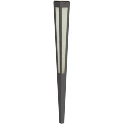 Tinka soldrevet fakkel med sensor, 120 cm, grå
