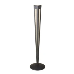 Tinka soldrevet fakkel med sensor, 120 cm, grå