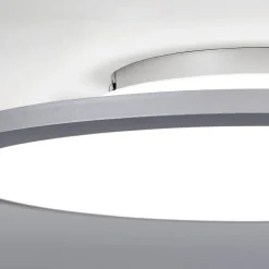 Titanfarvet LED loftlampe Aria, dæmpbar - 40 cm