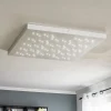 Titus LED-loftlampe, hvid, 75x75 cm