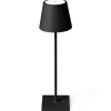 Toc LED-bordlampe med USB-oplader, IP54, sort