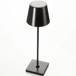 Toc LED-bordlampe med USB-oplader, IP54, sort
