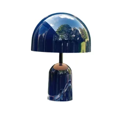 Tom Dixon Bell bærbar LED-bordlampe, indigo, 28 cm
