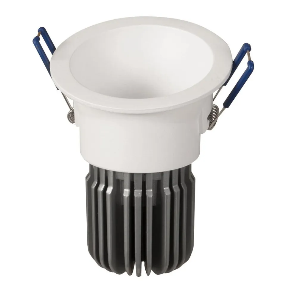 Toodle LED-indbygningsspot rund asymmetrisk, hvid