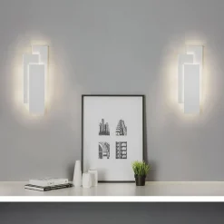 Topmoderne LED væglampe Edge i hvid