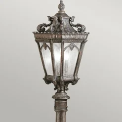 Tournai vejlampe, højde 110 cm, aluminium, glas