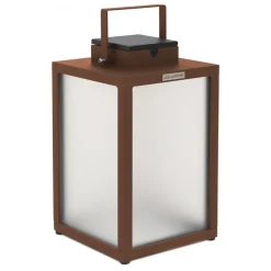 Tradition LED-solcellelanterne, corten, højde 40 cm