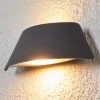 Trapezformet LED-udendørsvæglampe Glen med IP65