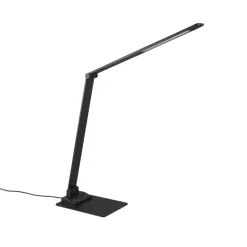 Travis LED-bordlampe, sort, CCT, dæmpbar, touch, USB