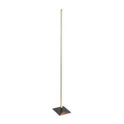 Tribeca LED-gulvlampe, sølv/opalhvid, metal, CCT, 150 cm