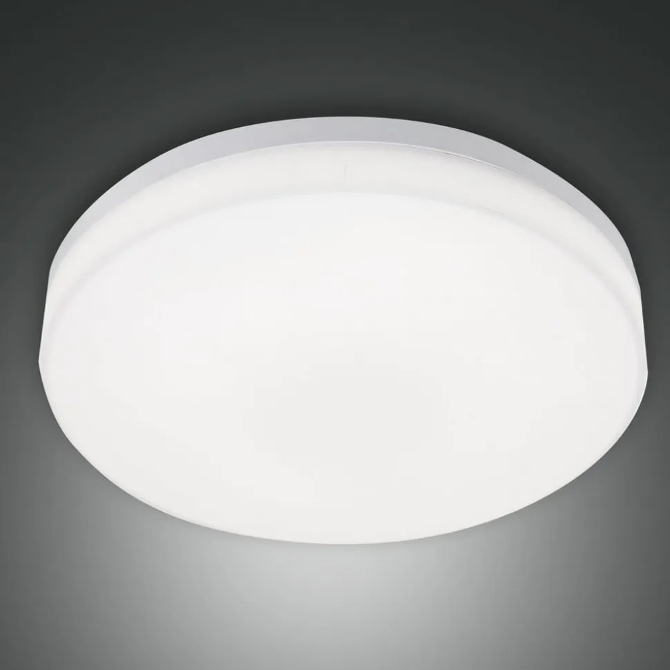 Trigo LED udendørs loftlampe med sensor, hvid