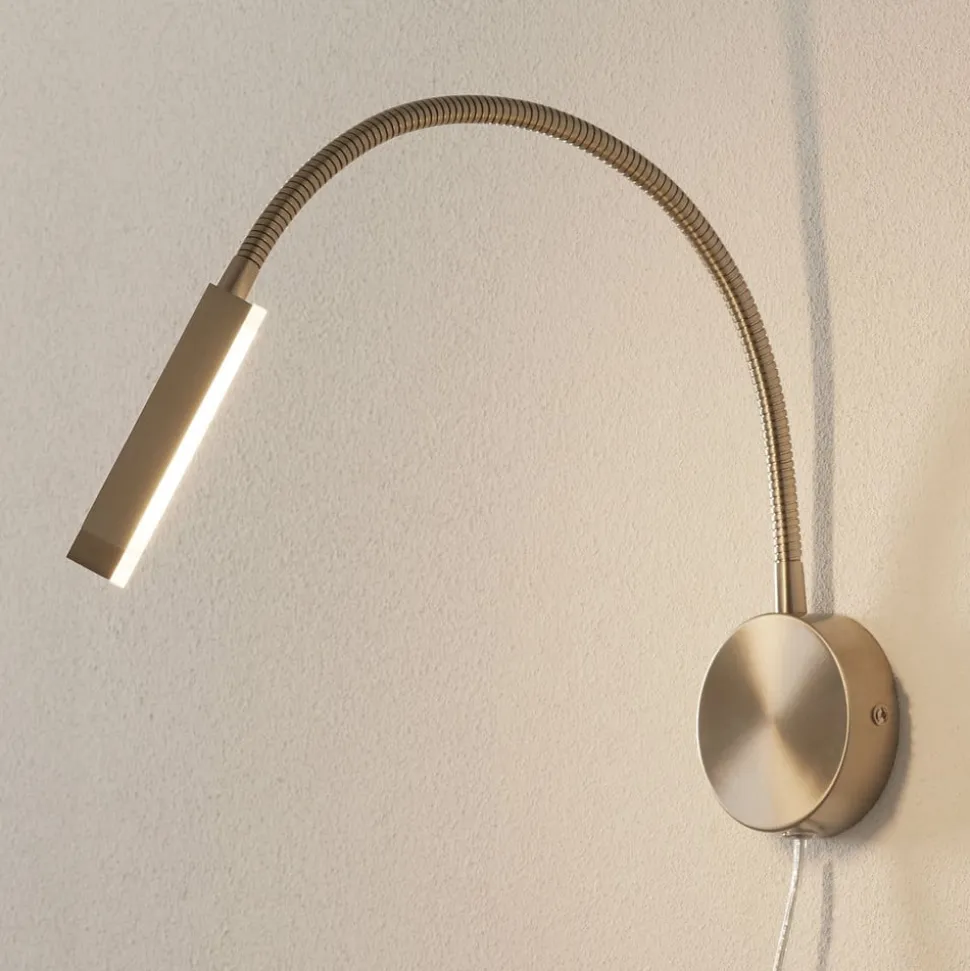 Trinløs dæmpbar LED-væglampe Raik med stik