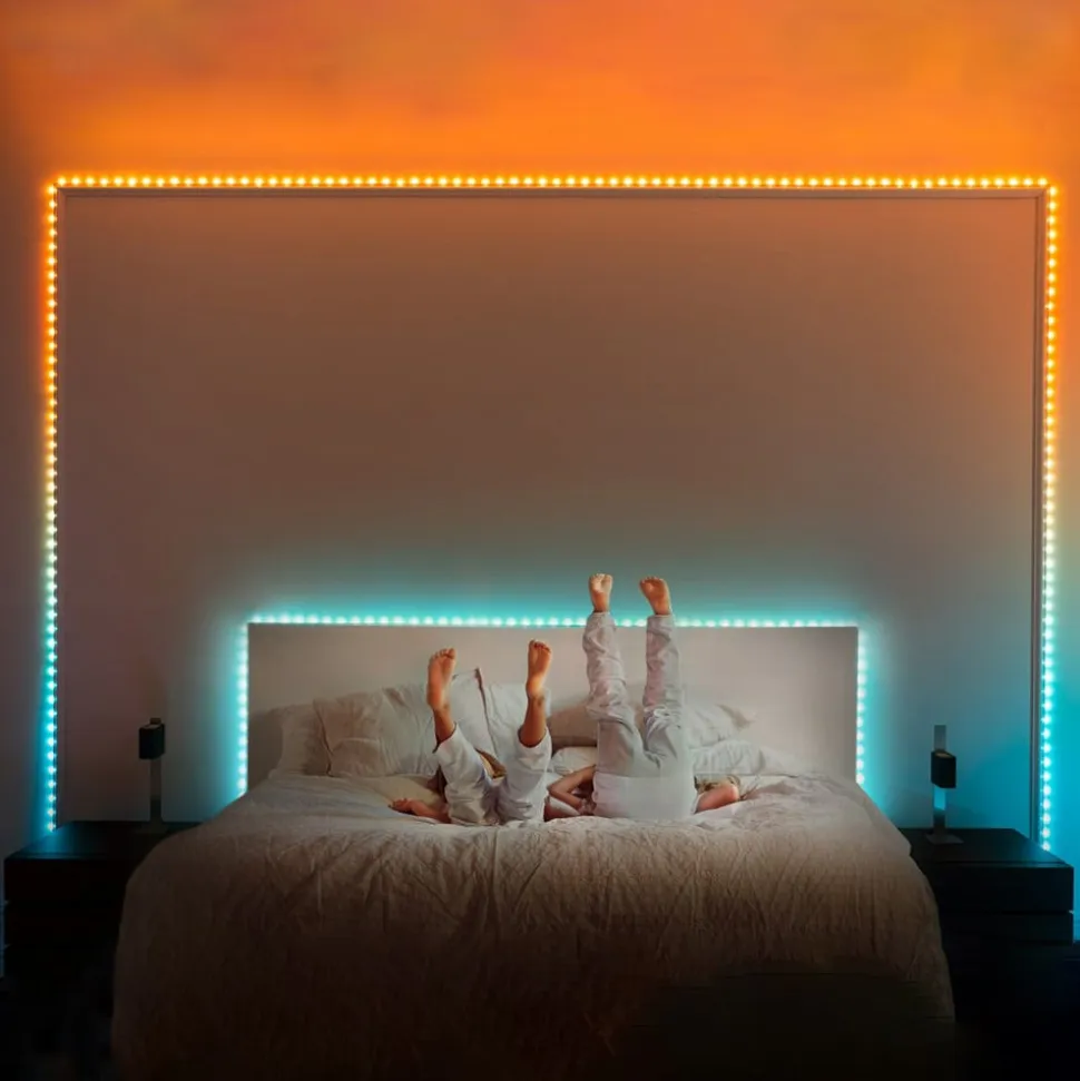 Twinkly Dots LED-lyskæde RGB, gennemsigtig, IP44, 10 m