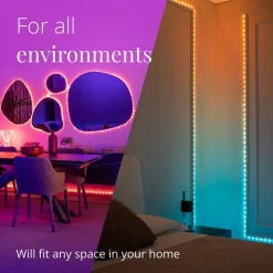 Twinkly Dots LED-lyskæde RGB, gennemsigtig, IP44, 10 m